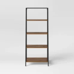 60" Loring 4 Shelf Trestle Bookshelf Walnut - Threshold™ -Furniture Specialty Store GUEST 6b0fbe85 49ae 47dc 91ee 0311e0becf6c