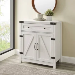 Clarabelle Rustic Farmhouse Barn Door Accent Cabinet - Saracina Home -Furniture Specialty Store GUEST 6c103768 a54e 40a3 9506 75e3ec77e2f5