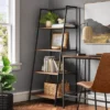 60" Loring 4 Shelf Trestle Bookshelf Walnut - Threshold™ -Furniture Specialty Store GUEST 704cf76f e96c 41bf b472 b1272e1ee037