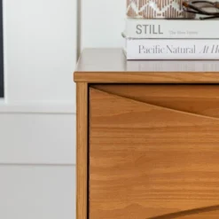 Mid-Century Modern Contoured 6 Drawer Dresser - Saracina Home -Furniture Specialty Store GUEST 71c9be2a 09cc 41cf 9386 e450829688c2