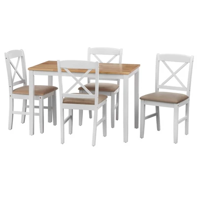 5pc Mason Rectangular Crossback Dining Set - Buylateral 8 5pc Mason Rectangular Crossback Dining Set - Buylateral - Image 6
