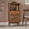 Rabun Handcrafted Mid-Century Modern Mango Wood 3 Drawer Chest Light Oak - Christopher Knight Home -Furniture Specialty Store GUEST 73da14ef 4322 4d70 867a cb45f3727761