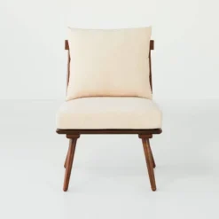 Spindle Back Accent Chair With Cushions Brown/Cream - Hearth & Hand™ With Magnolia 10 Spindle Back Accent Chair With Cushions Brown/Cream - Hearth & Hand™ With Magnolia -Furniture Specialty Store GUEST 73f76910 42de 4f93 b7f9 c4d237cc0893