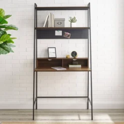 36" Writing Desk With Open Storage Ladder Bookshelf - Saracina Home -Furniture Specialty Store GUEST 746187fb a638 4f3a ae20 f3b4f74d4176