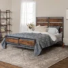 Queen Urban Chic Metal And Wood Plank Bed Brown - Saracina Home -Furniture Specialty Store GUEST 776ab0eb 0275 4999 961b 25c2a213b4fa