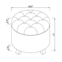 Tufted Round Storage Ottoman - Threshold™ -Furniture Specialty Store GUEST 77709614 17c9 4d77 a778 ff7c6a2478bf
