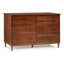 Stiva Classic Mid-Century Modern Horizontal 6 Drawer Dresser - Saracina Home -Furniture Specialty Store GUEST 78791d89 6431 4350 b98b c4637b18a0d0