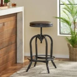 27.5" Gunner Swivel Barstool - Christopher Knight Home -Furniture Specialty Store GUEST 82ff8e9d 8141 4228 b7af 6e363725ff97
