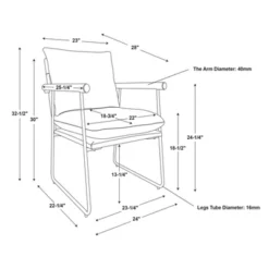 Cushioned Metal & Wood Accent Arm Chair - Cream/Black - Hearth & Hand™ With Magnolia -Furniture Specialty Store GUEST 84c70339 8fe6 4d7e 9c25 b29cf77d6a96