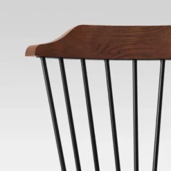 Delway Curved Back Mixed Material Counter Height Barstool Walnut - Threshold™ -Furniture Specialty Store GUEST 8c09173e d099 4df1 a94e ab93418d7e97