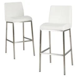 30" Vasos Bonded Leather Barstool Set 2ct - Christopher Knight Home 11 30" Vasos Bonded Leather Barstool Set 2ct - Christopher Knight Home -Furniture Specialty Store GUEST 8e33dab8 471c 4dbc 87e7 e90d14d45927