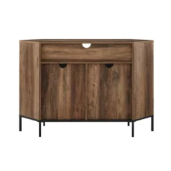 Atticus Modern Farmhouse 2 Door Corner TV Stand For TVs Up To 55" Rustic Oak - Saracina Home 16 Atticus Modern Farmhouse 2 Door Corner TV Stand For TVs Up To 55" Rustic Oak - Saracina Home -Furniture Specialty Store GUEST 900f6adf 45c0 46b7 af93 6ba1b19d3f99