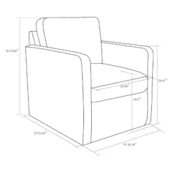 Pinetops Swivel Base Accent Chair - Threshold™ -Furniture Specialty Store GUEST 9122e1e1 4b4a 4722 a4d8 a5610912f064