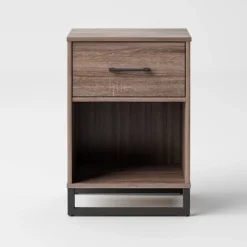 Mixed Material Nightstand - Room Essentials™ -Furniture Specialty Store GUEST 94c8f805 374f 42b3 8256 c686819f9937