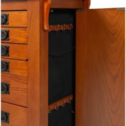 Delia Jewelry Armoire Brown - Powell Company -Furniture Specialty Store GUEST 95bfe438 f7a8 49a2 adec 9f7eeb134cab