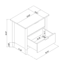 2-Drawer Wood Nightstand - Hearth & Hand™ With Magnolia 16 2-Drawer Wood Nightstand - Hearth & Hand™ With Magnolia -Furniture Specialty Store GUEST 971ccb20 a9d4 45f7 ad1f 49bb4a97cfa2