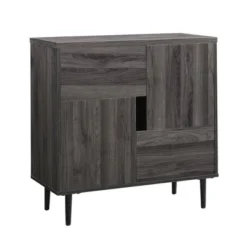 Modern Accent Cabinet With Color Pop Interior - Saracina Home -Furniture Specialty Store GUEST 9cf1d42d 1356 4567 8eea 2b7fd1a4324b