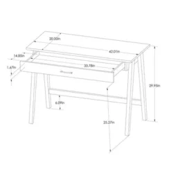 Paulo Wood Writing Desk With Drawer - Threshold™ -Furniture Specialty Store GUEST a3818299 8a65 473a bf93 e5c5d6e1b99b