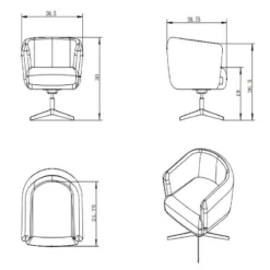 Morpho Swivel Armchair - Threshold™ -Furniture Specialty Store GUEST a3b3d07e 0d72 4668 abc8 9eef5cda41b8