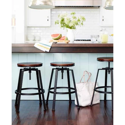 Lewiston Adjustable Swivel Barstool - Threshold 3 Lewiston Adjustable Swivel Barstool - Threshold