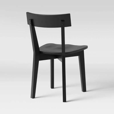 Set Of 2 Bombelli Modern Dining Chair Black - Threshold™ 6 Set Of 2 Bombelli Modern Dining Chair Black - Threshold™ - Image 4