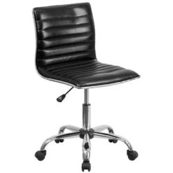 Emma And Oliver Low Back Designer Armless Ribbed Swivel Task Office Chair 37 Emma And Oliver Low Back Designer Armless Ribbed Swivel Task Office Chair -Furniture Specialty Store GUEST a5fdbc2a a8ee 465c 8b7c a1b4987714d6