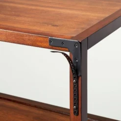 70" 5-Shelf Wood & Cane Transitional Vertical Bookshelf - Brown - Hearth & Hand™ With Magnolia -Furniture Specialty Store GUEST ae1809fc 7bac 45c5 b57e 363960f40efe