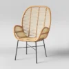 Lily Rattan Armchair With Metal Legs - Assembly Required - Opalhouse™ -Furniture Specialty Store GUEST afbf21b8 b34d 49d3 8cec e60254d7c3d4