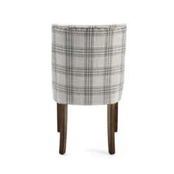 2pk Harman Contemporary Upholstered Plaid Dining Chairs Gray/Light Beige/Brown - Christopher Knight Home -Furniture Specialty Store GUEST b5f04c9f cfeb 4397 bdc8 4a2b3b6ea482
