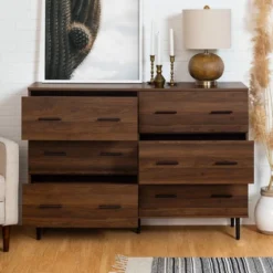 Higgins Modern Horizontal 6 Drawer Dresser - Saracina Home -Furniture Specialty Store GUEST b9ad2599 c3d3 4715 919d 305b0736c463