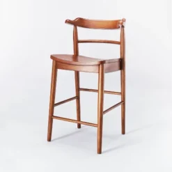 Kaysville Curved Back Wood Counter Height Barstool - Threshold™ Designed With Studio McGee -Furniture Specialty Store GUEST baa82fbe ac12 4c2a 9ae3 99bba3e5e2ba