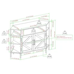 Atticus Modern Farmhouse 2 Door Corner TV Stand For TVs Up To 55" Rustic Oak - Saracina Home 19 Atticus Modern Farmhouse 2 Door Corner TV Stand For TVs Up To 55" Rustic Oak - Saracina Home -Furniture Specialty Store GUEST be7fd8ed 5976 4d60 b751 9a39a330340e