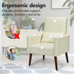 Tangkula 2-in-1 Upholstered Rocking Chair With Wood Leg & Pillow Relax Sofa Chair Light Grey/Beige/Dark Gray 20 Tangkula 2-in-1 Upholstered Rocking Chair With Wood Leg & Pillow Relax Sofa Chair Light Grey/Beige/Dark Gray -Furniture Specialty Store GUEST c2648639 0b43 4898 a8fe 51b7d8c995be