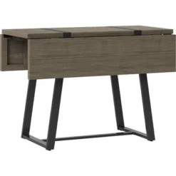 Brimfield Metal Base Extendable Dining Table Brown - Threshold™ -Furniture Specialty Store GUEST c4bbb164 0ea0 4507 8b94 e6b05687e2be