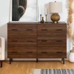 Higgins Modern Horizontal 6 Drawer Dresser - Saracina Home -Furniture Specialty Store GUEST c9ff3ec5 25b1 4305 9a98 971ba54ab06c