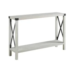 Sophie Rustic Industrial X Frame Entry Table - Saracina Home -Furniture Specialty Store GUEST cf5bf7c8 47e9 4b55 841d 5247188cac9a