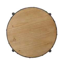 2pc Farmdale Industrial Firwood Adjustable Height Swivel Counter Height Barstools Antique Natural/Pewter - Christopher Knight Home -Furniture Specialty Store GUEST d16408db a7d7 417b a188 15ded7353b29