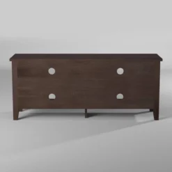 Transitional 4 Cubby Wood Open Storage TV Stand For TVs Up To 65"- Saracina Home -Furniture Specialty Store GUEST d19d33bf 7971 4a2c 9f62 7f842ee0c099