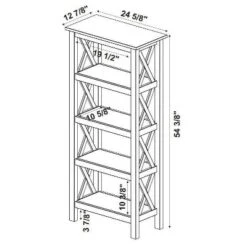 Davis Bookcase - Linon -Furniture Specialty Store GUEST d1ea9c1b 066b 4b1e b974 1f5705dcfea6