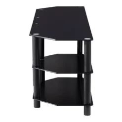 Travers Open Shelves TV Stand For TVs Up To 82" Black - CorLiving -Furniture Specialty Store GUEST d2a2c665 da1c 4caa 9f6c 79c6f6aec05b