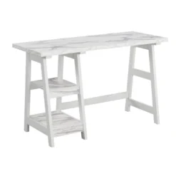 Designs2Go Trestle Desk With Shelves - Breighton Home -Furniture Specialty Store GUEST d501b696 da52 4e76 855b fce373e8d2ae