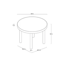 Northvale Round Wood Dining Table - Threshold™ Designed With Studio McGee -Furniture Specialty Store GUEST d6a4b332 213c 4a65 807a feb3bf9b8317