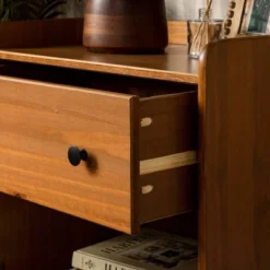 Set Of 2 Katie Transitional Tray Top 1 Drawer Solid Wood Nightstands Caramel - Saracina Home 13 Set Of 2 Katie Transitional Tray Top 1 Drawer Solid Wood Nightstands Caramel - Saracina Home -Furniture Specialty Store GUEST d6c58c76 0690 448a 9554 69c6d963e275