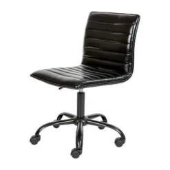 Emma And Oliver Low Back Designer Armless Ribbed Swivel Task Office Chair 35 Emma And Oliver Low Back Designer Armless Ribbed Swivel Task Office Chair -Furniture Specialty Store GUEST d6cdbbf8 c011 4365 98a9 c575005da00d