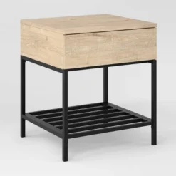 Loring End Table With Charging Station - Threshold™ -Furniture Specialty Store GUEST d8b9567b a4cd 4bda 98a6 31c5f7bf53fc