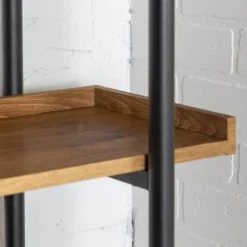 68" 5 Tray Shelf Urban Pipe X Back Bookshelf - Saracina Home -Furniture Specialty Store GUEST dc48e521 6f15 4188 bc6b c363538622f2