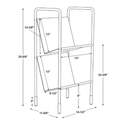 Two-Tier Metal Vinyl Record Storage Rack Black - Hearth & Hand™ With Magnolia -Furniture Specialty Store GUEST e61e656a 2061 4a63 b99c 85e84f0ab94f