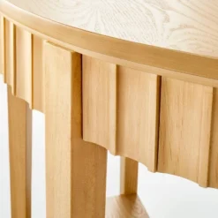 Thousand Oaks Wood Scalloped Demilune Console Table - Threshold™ Designed With Studio McGee -Furniture Specialty Store GUEST eb35aaa8 f7c8 4881 b5d1 f85e53b2ca90