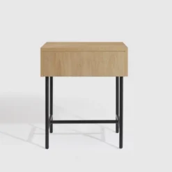 Modern Reeded 1 Drawer Side Table - Saracina Home -Furniture Specialty Store GUEST ed85cd9e 576e 49b1 a9e0 0ff16b1b58c7