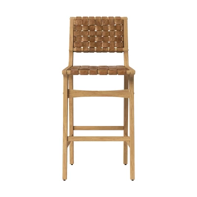 Ceylon Woven And Wood Barstool - Threshold™ 8 Ceylon Woven And Wood Barstool - Threshold™ - Image 6
